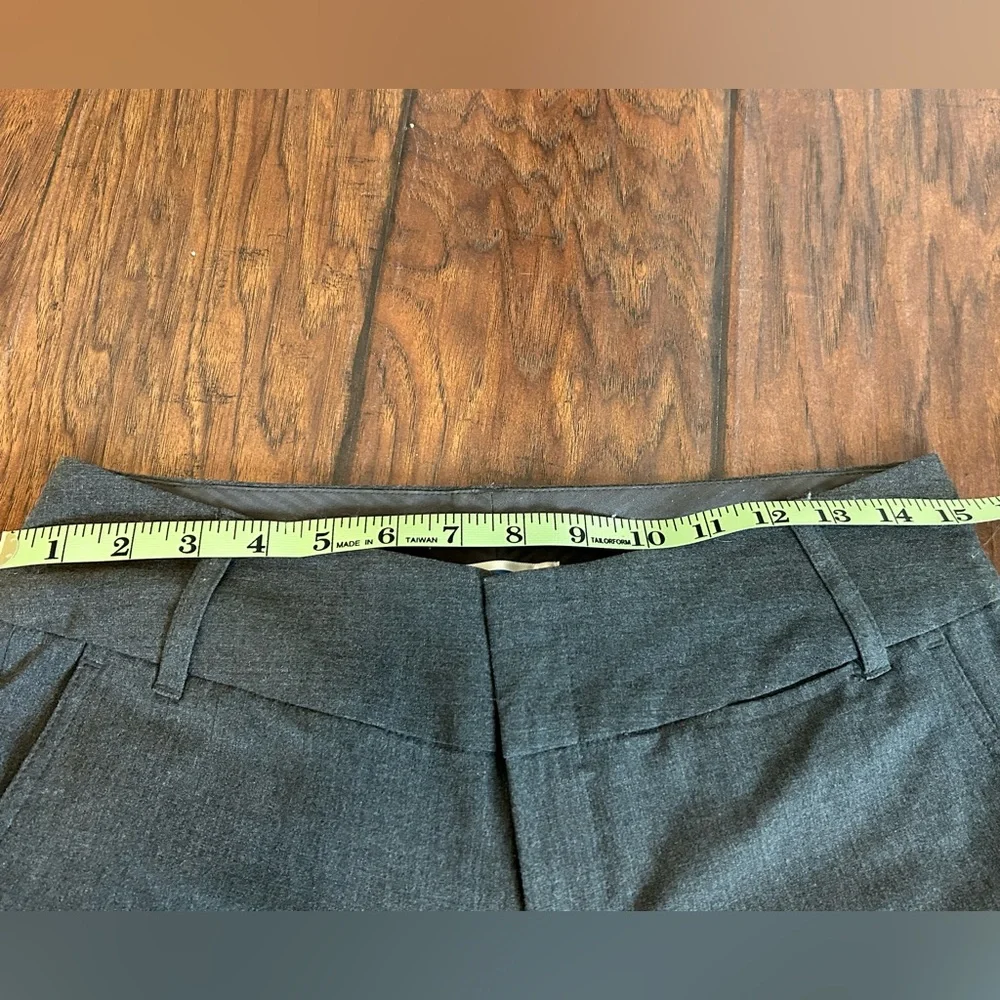 Old Navy Stretch Wide Leg Business Casual Career Dress Pant Trouser Gray Size 4